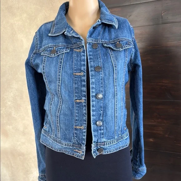 Skeleton Pirate Kid's Denim Jacket Size Kid's XL